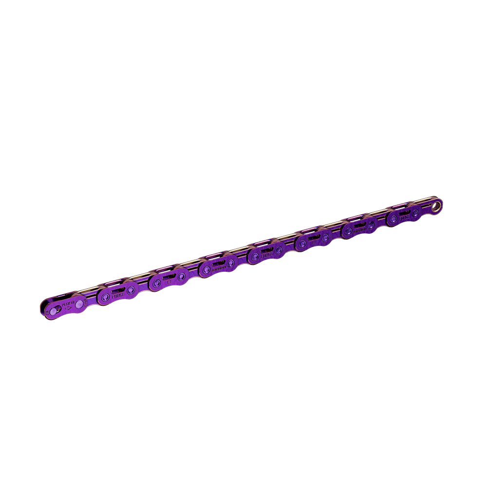 Řetěz SRAM FORCE E1 Flattop, Purple, 126čl., se spojkou PowerLock - 12/13 rychlostní