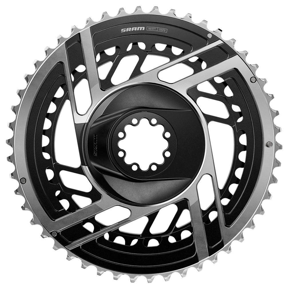Silniční převodníky SRAM 50/37T DM KIT NON-POWER RED E1 BLACK/SILVER