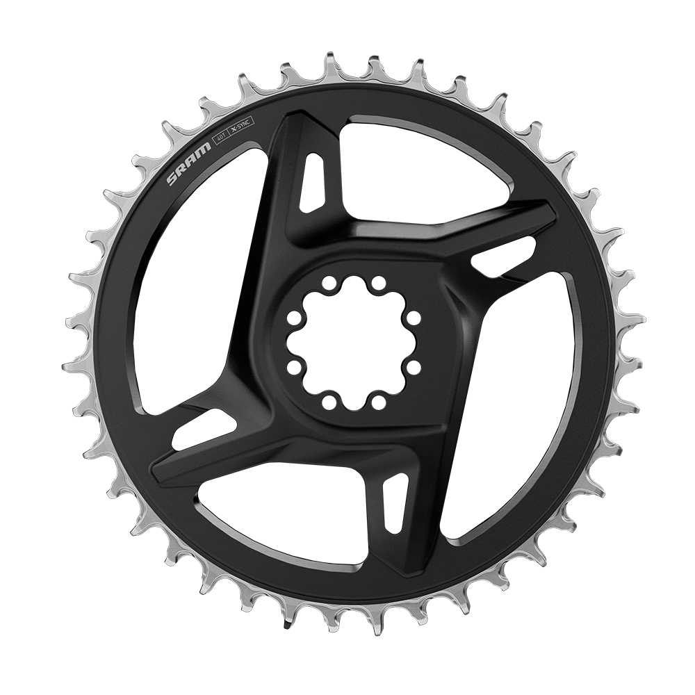 Převodník SRAM 42z DM X-SYNC BLACK/SILVER (RED E1) (v balení 8 šroubů pro uchycení)