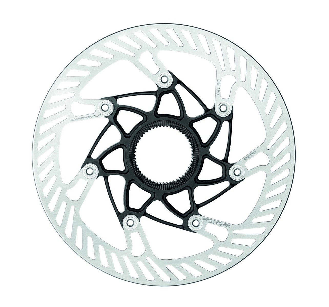 Campagnolo DB brzdový kotouč 160 mm s duralovým unašečem, 133g