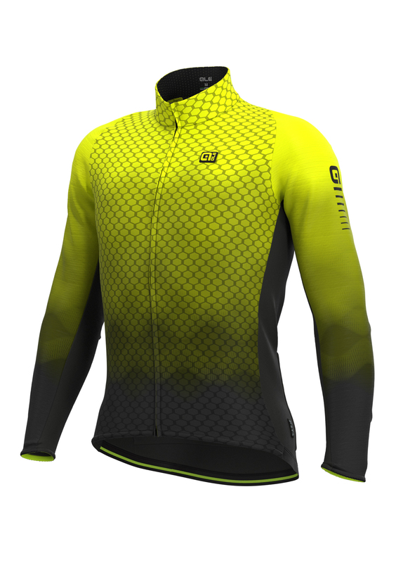 Zateplený cyklistický dres ALÉ R-EV1 CLIMA PROTECTION 2.0 VELOCITY WIND G+ - Velikost XL