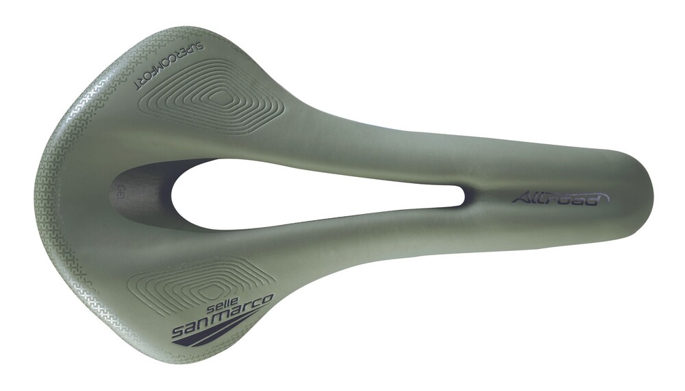 Sedlo SELLE SAN MARCO Allroad Supercomfort Racing Wide Green