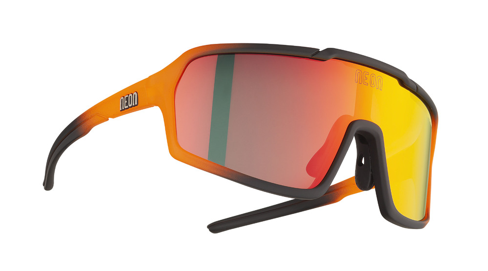 Brýle NEON ARIZONA, rámeček CRYSTAL ORANGE BLACK MAT, skla MIRROR RED CAT 3