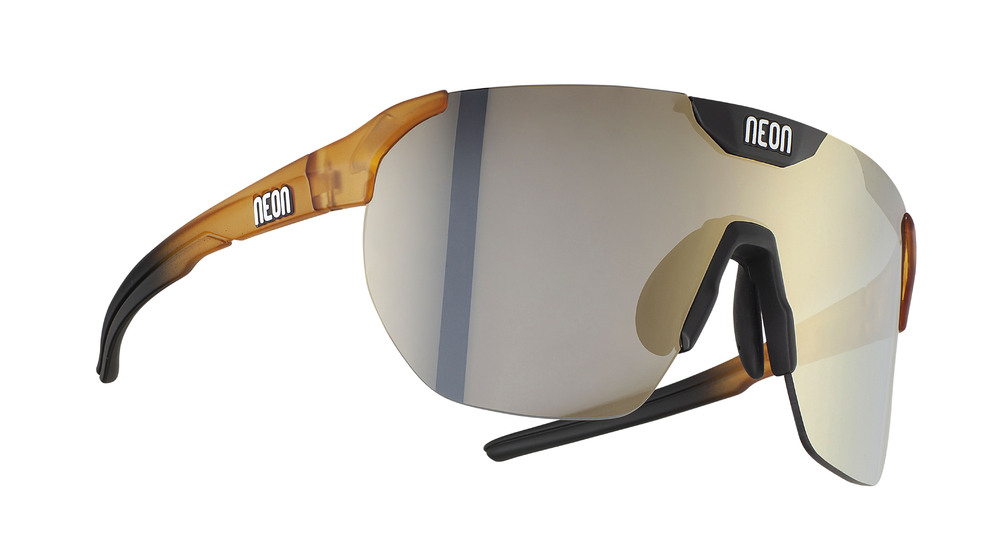 Brýle NEON CORE, rámeček CRYSTAL CARAMEL/BLACK MATT, skla MIRROR BRONZE CAT 3