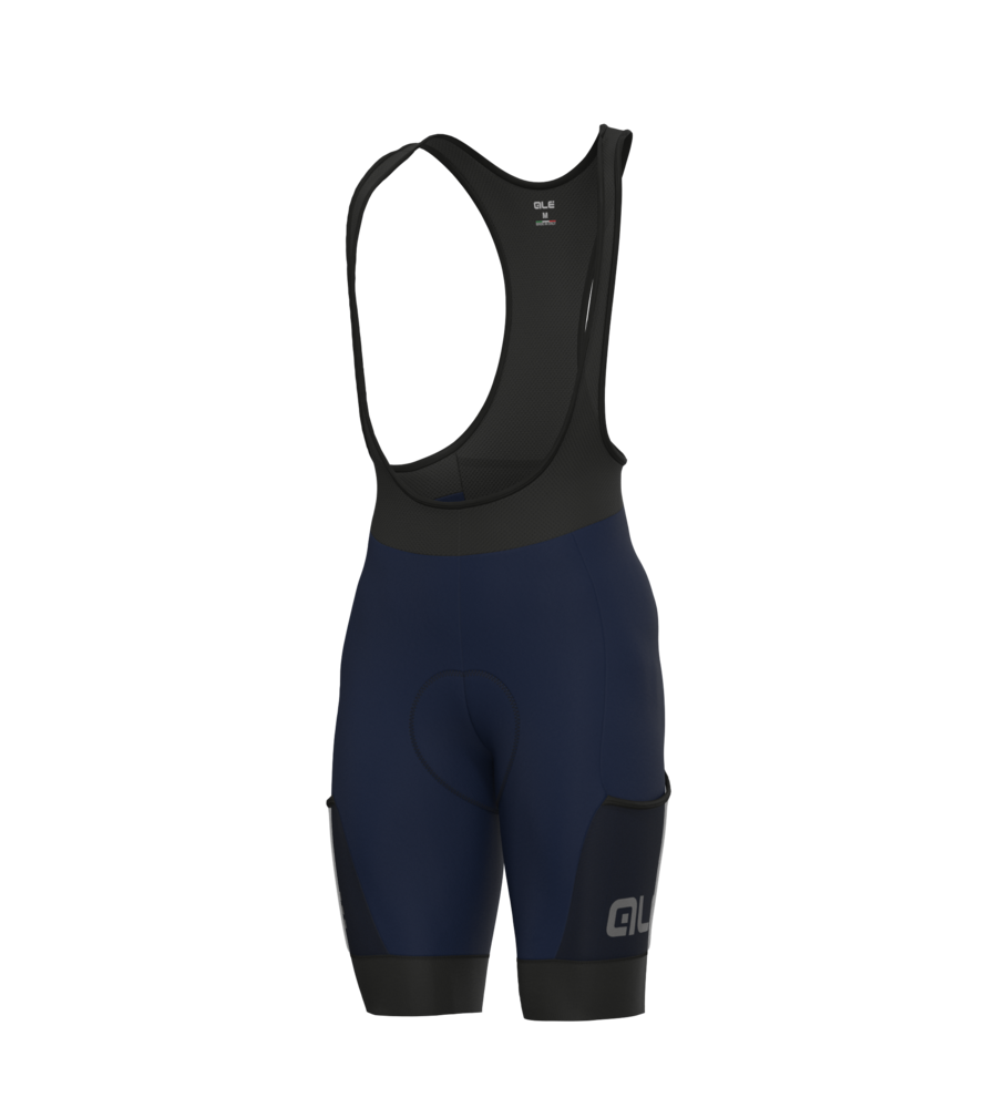 Letní cyklistické kalhoty ALÉ pánské OFF ROAD - GRAVEL STONES CARGO atmosphere blue