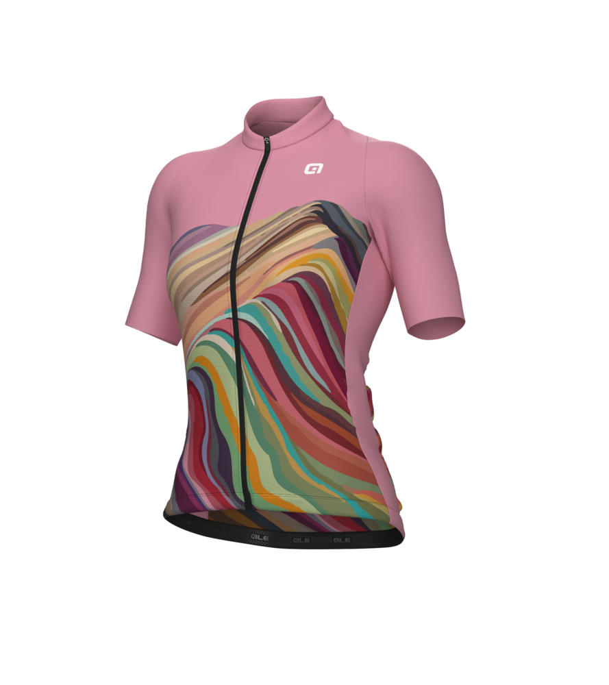 Letní cyklistický dres ALÉ dámský PR-E RAINBOW