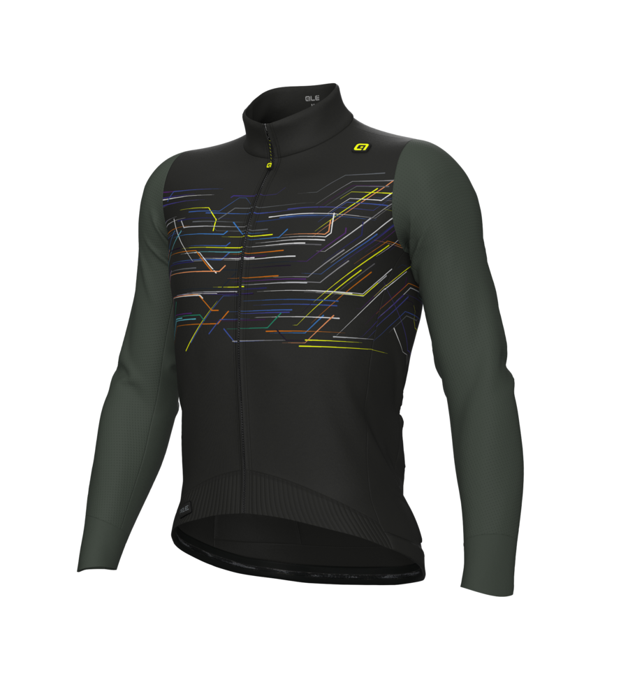 Zateplený cyklistický dres ALÉ pánský PR-E MEGABYTE - Velikost XXL