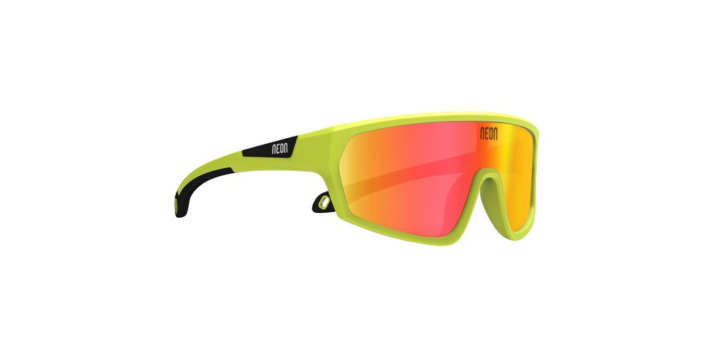 Brýle dětské NEON RAPTOR, rámeček YELLOW FLUO, skla MIRROR RED CAT 3