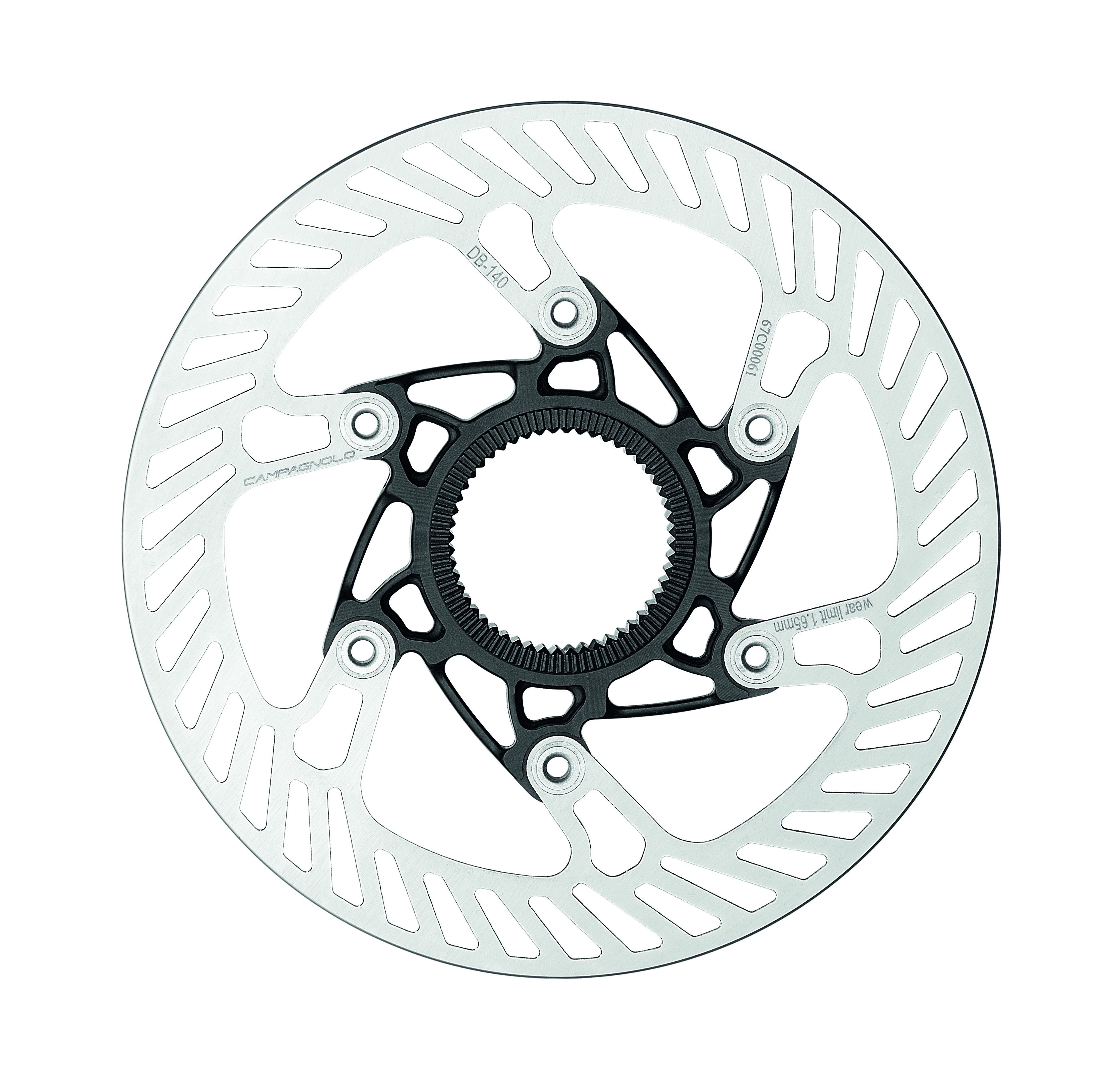 Campagnolo DB brzdový kotouč 140 mm s ocelovým unašečem, 123g