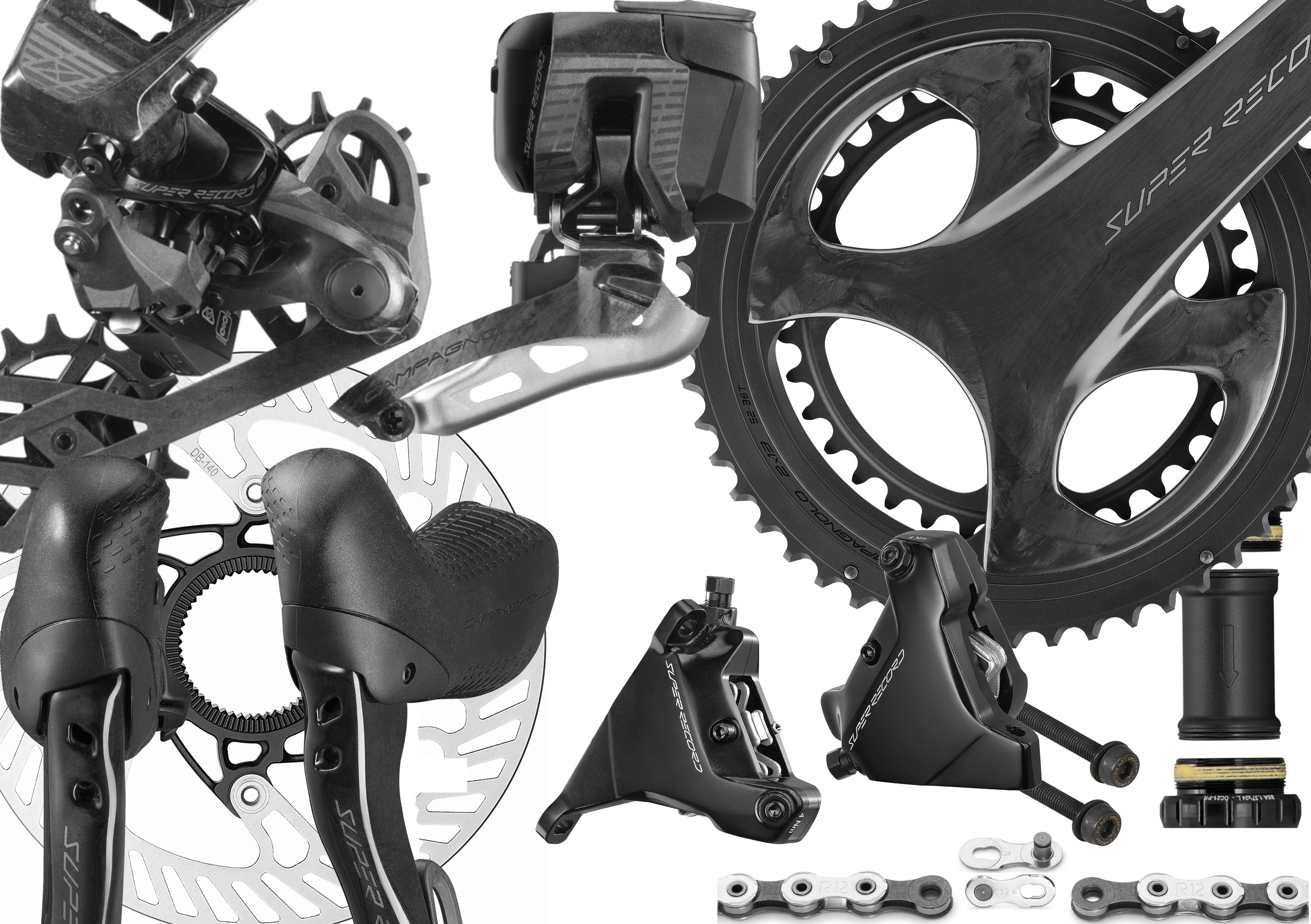 Sada Campagnolo SUPER RECORD X WRL 2x13 gravel
