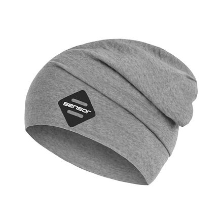 SENSOR ČEPICE MERINO ACTIVE šedá Velikost: M