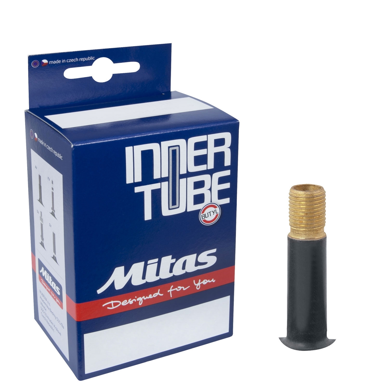 Duše MITAS 12 1/2 x 1,50-2,10, auto ventilek AV35