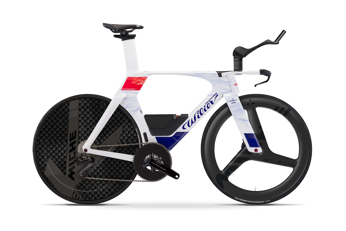 Wilier Supersonica SLR SHIMANO DURA-ACE Di2 R9270 2x12S TRIATHLON + PW FDJ