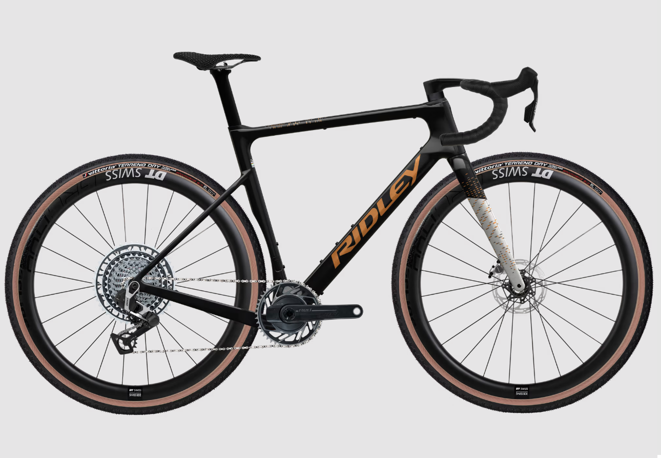 Ridley ASTR RS SRAM RED XLPR 1x13 UD Carbon + Silver + Bronze Gold