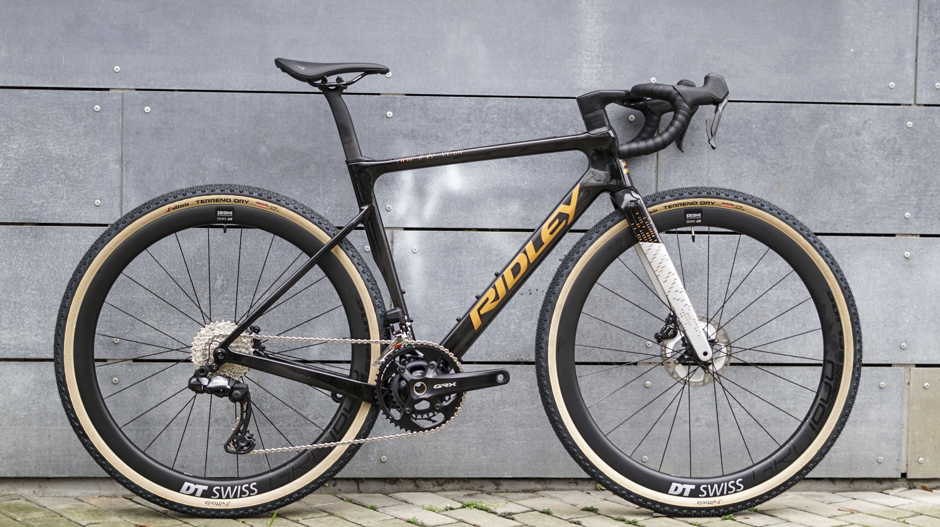 Ridley ASTR RS Shimano GRX Di2 2x12 UD Carbon + Silver + Bronze Gold