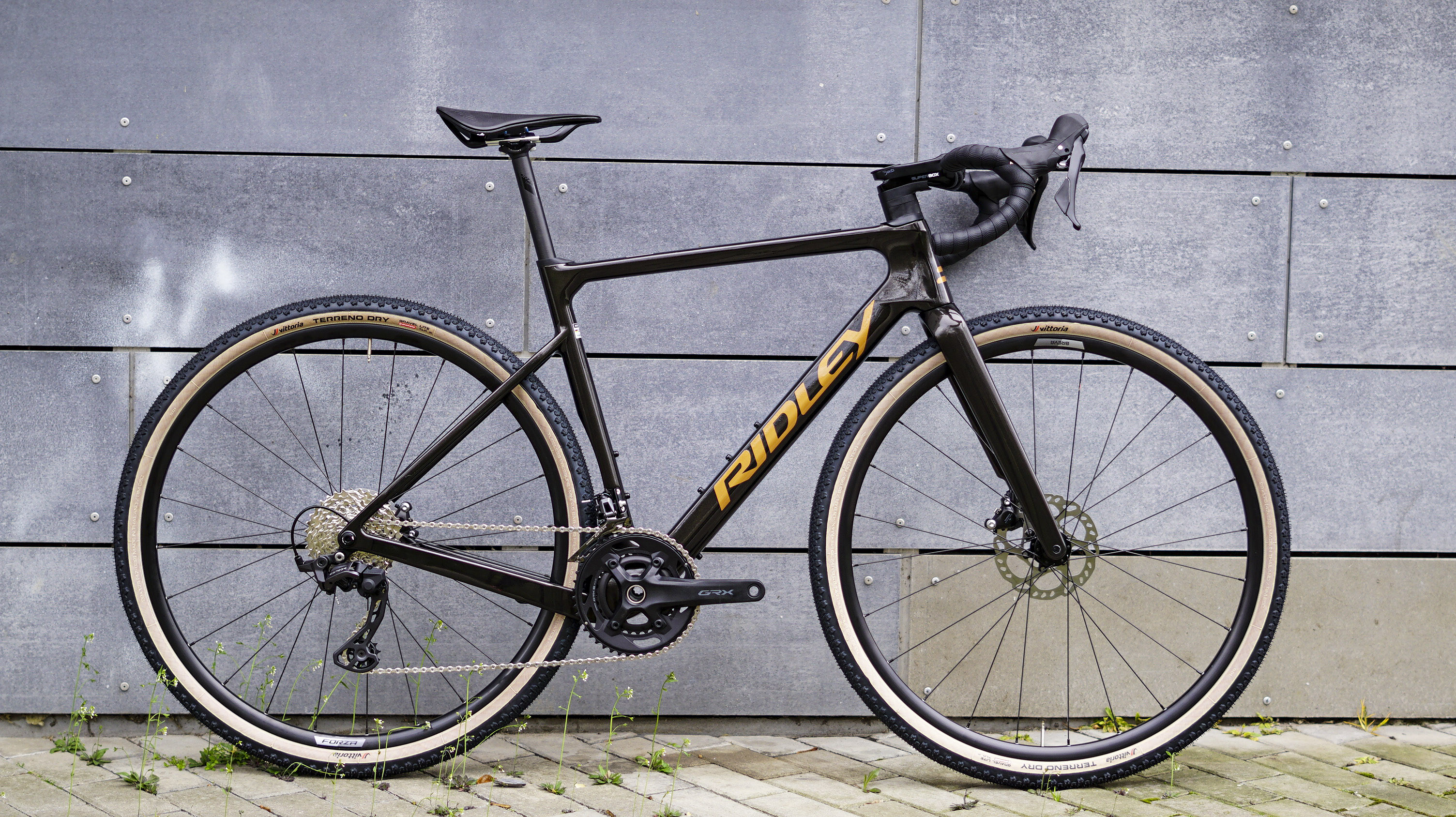 Ridley ASTR SHIMANO GRX 620 2x12,Black Metallic + Bronze Gold  S 54cm