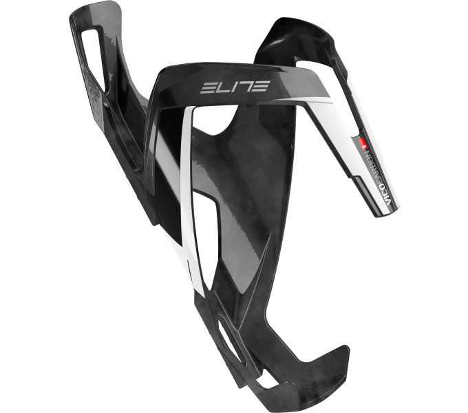 Košík ELITE VICO Carbon 20’ černý lesklý/bílý