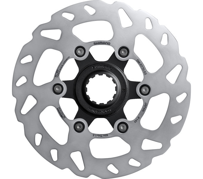 SHIMANO brzdový kotouč SM-RT70 center lock 160mm + lock ring vnitřní, montážní balení