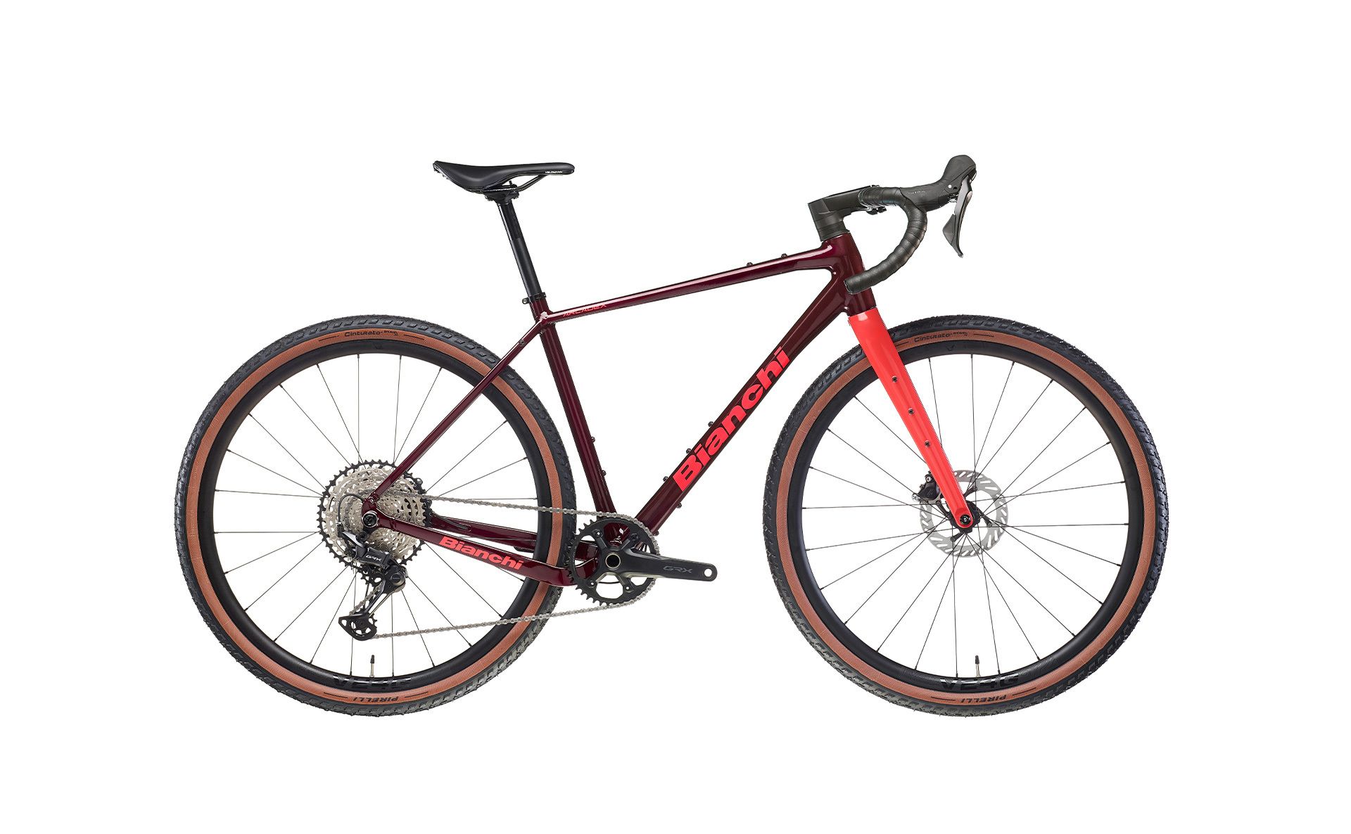 Bianchi ARCADEX AL GRX 610 DISC Burgundy Corall Red 1X12 2026