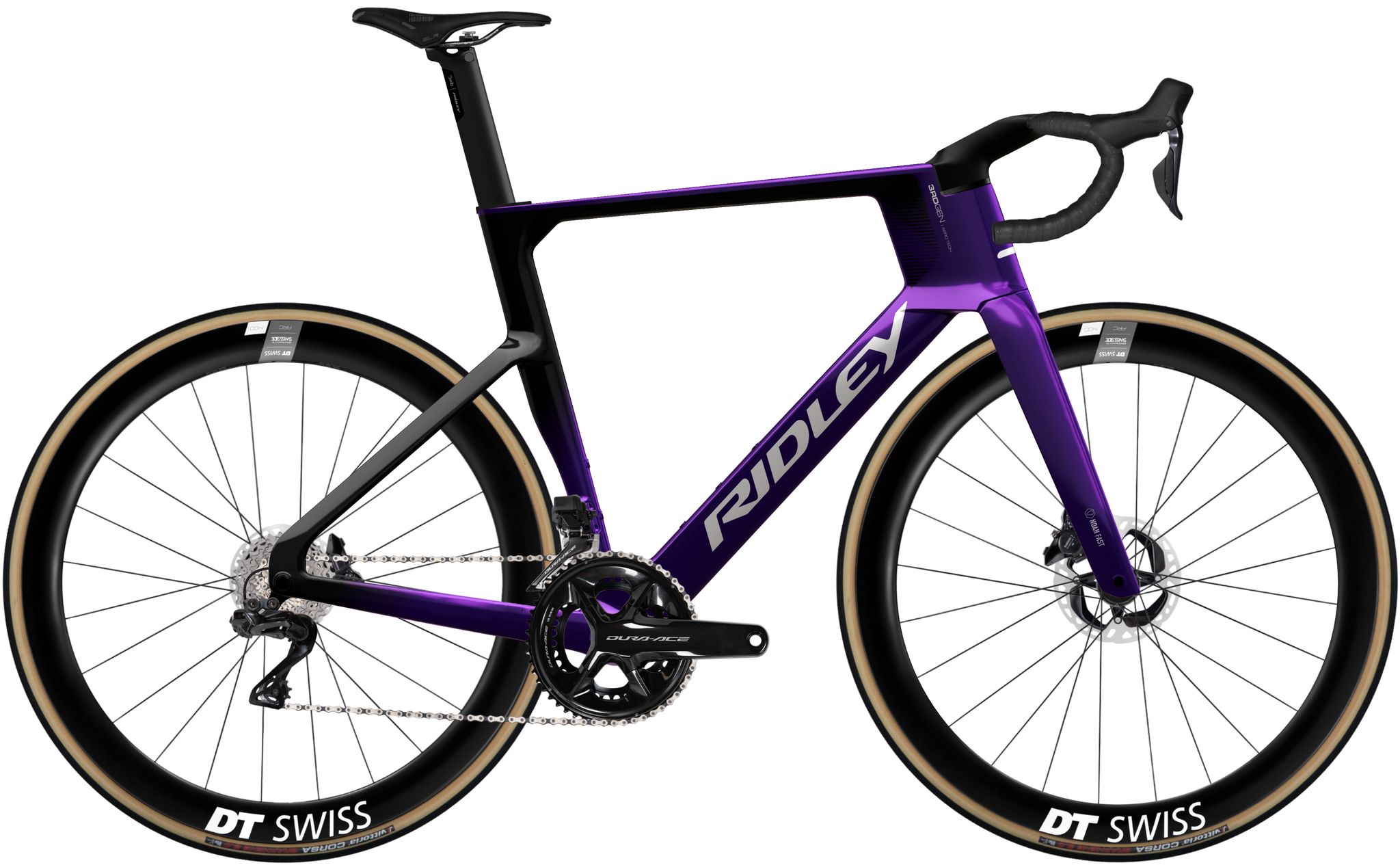 Ridley Noah FAST 3.0 Shimano Dura Ace Di2 Amethyst Purple + Black
