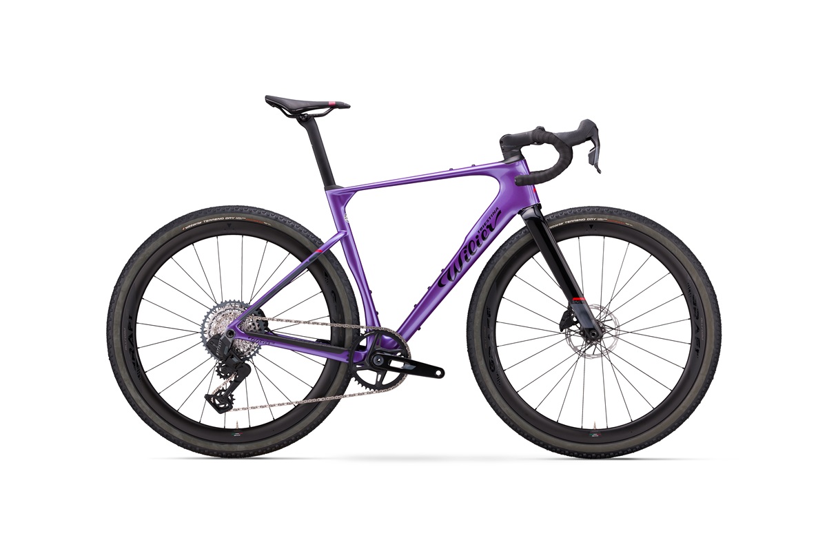 Wilier RAVE ID2 Shimano GRX Di2 1x12 MICHE GRAFF XL Neon Purple