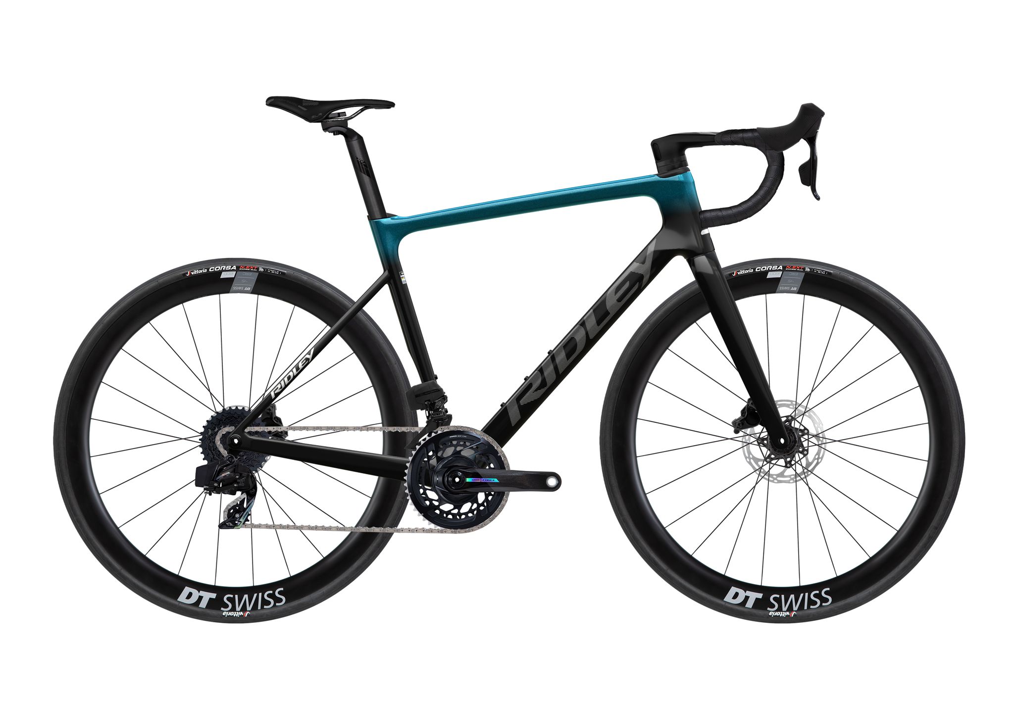 Ridley FALCN Sram Force AXS, UD Carbon + Aqualand + Silver