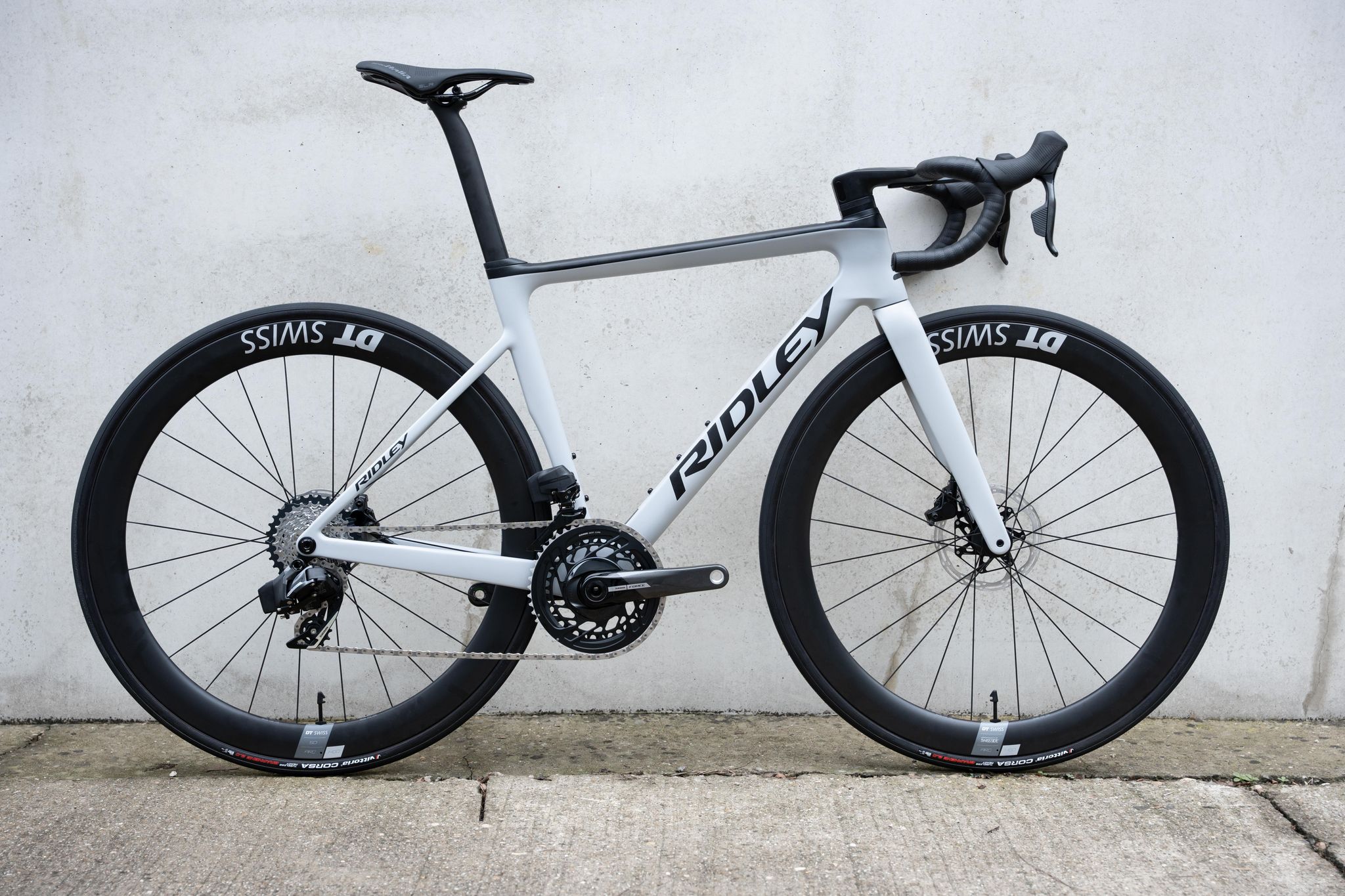 Ridley FALCN RS SRAM FORCE AXS Battleship Grey + Black