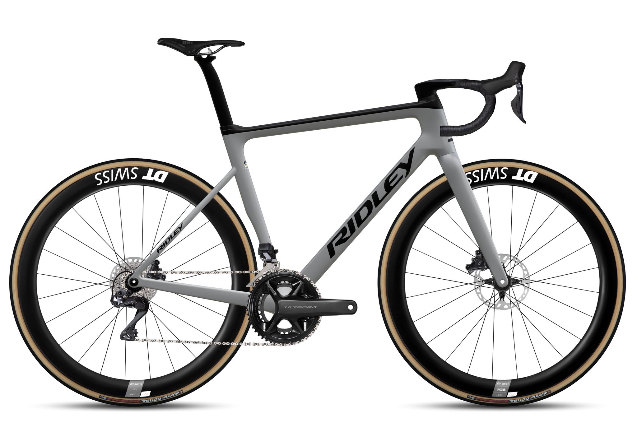 Ridley FALCN RS Shimano Ultegra Di2 Battleship Grey + Black