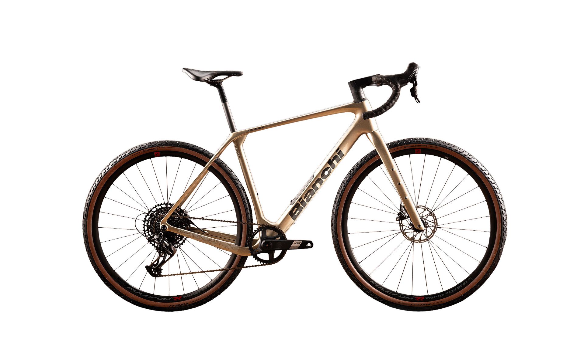 Bianchi ARCADEX COMP SRAM APEX DISC Metal Sand Graphite Glossy 1X12