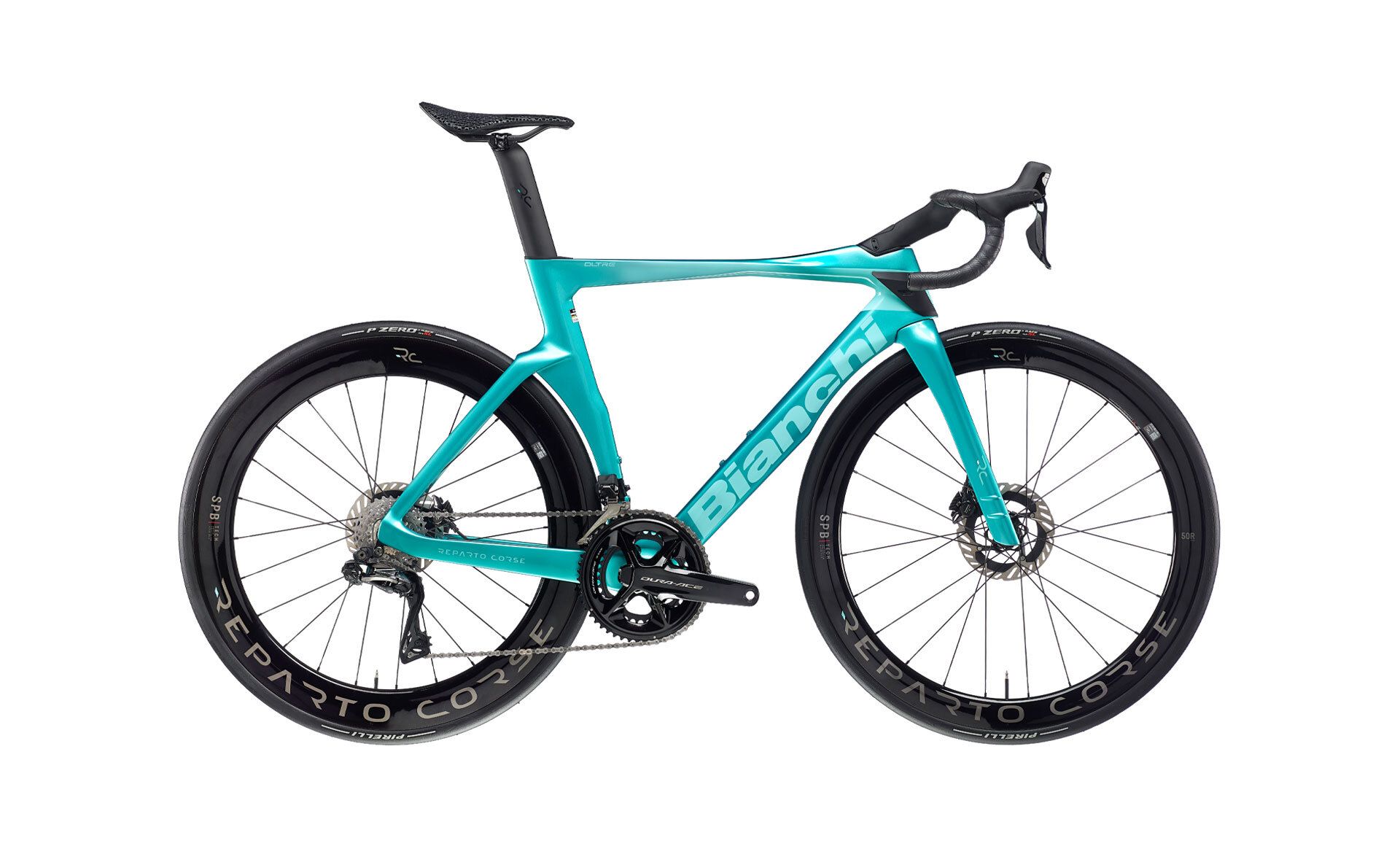 Bianchi Oltre RC Disc Metallic Celeste / CK16 – full GLOSSY Dura Ace + WATT 2025