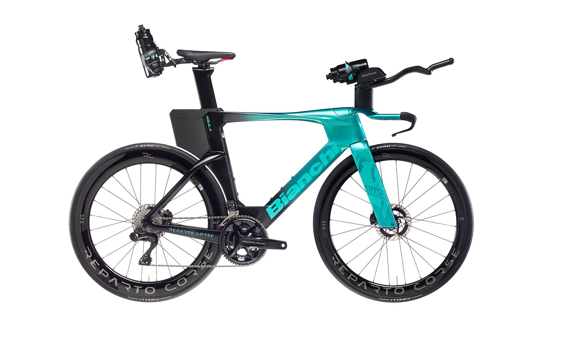 Bianchi Aquila RC Sram Force AXS E1, Metallic Celeste Black 2026