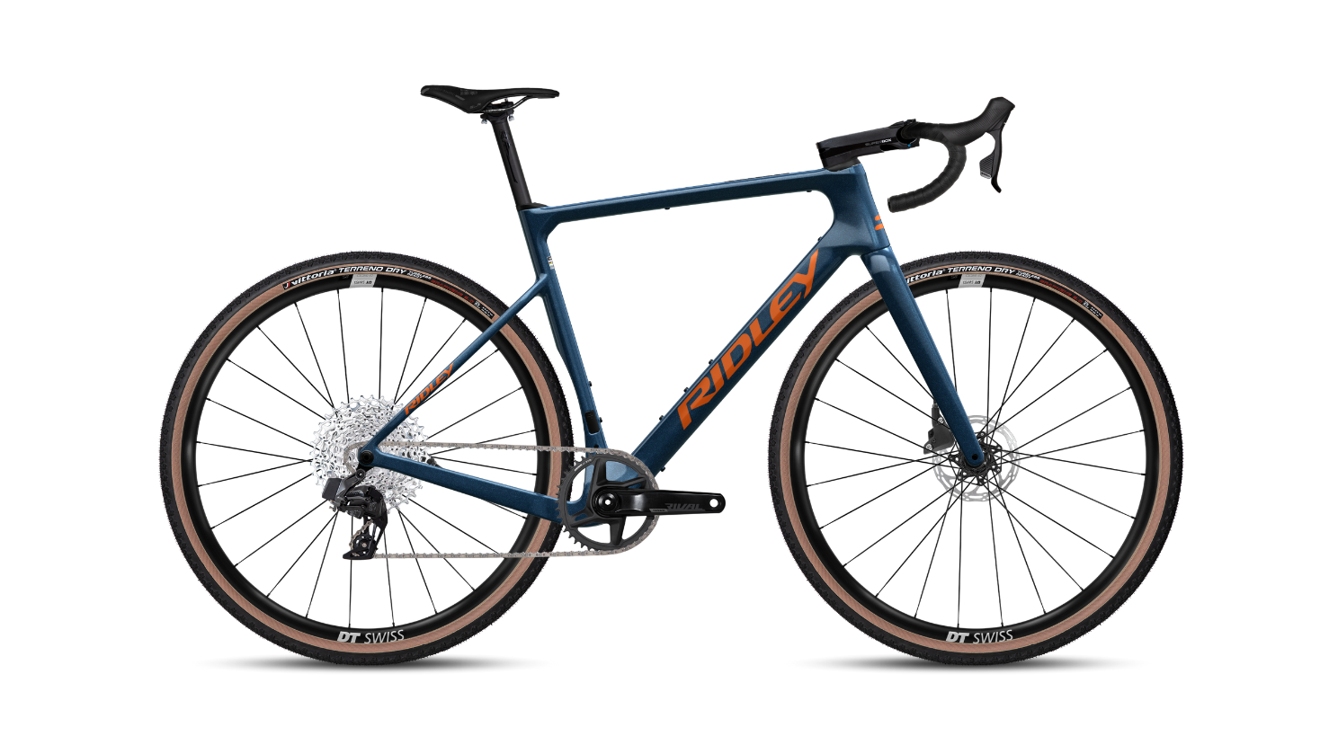 Ridley ASTR SRAM Rival XLPR 1x12,Jeans Blue/ Orange L 60cm