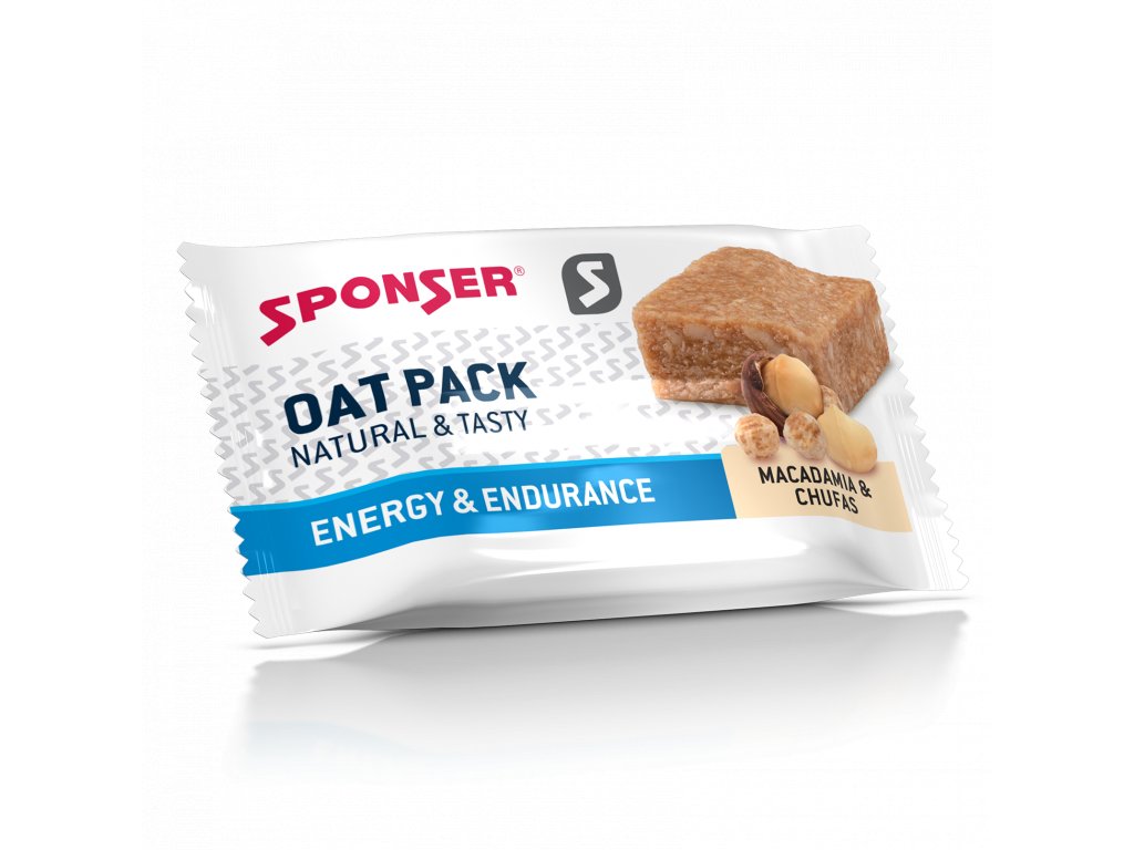 Sponser Oat Pack Macadamia-Chufas 60g - energetická tyčinka