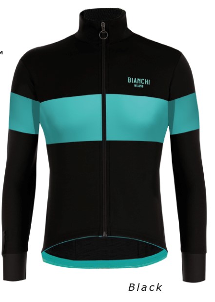 BIANCHI bunda zimní RACE  černá/celeste