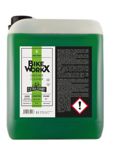 Čistič Bikeworkx Greener Cleaner - k doplnění  5l -BIB balení