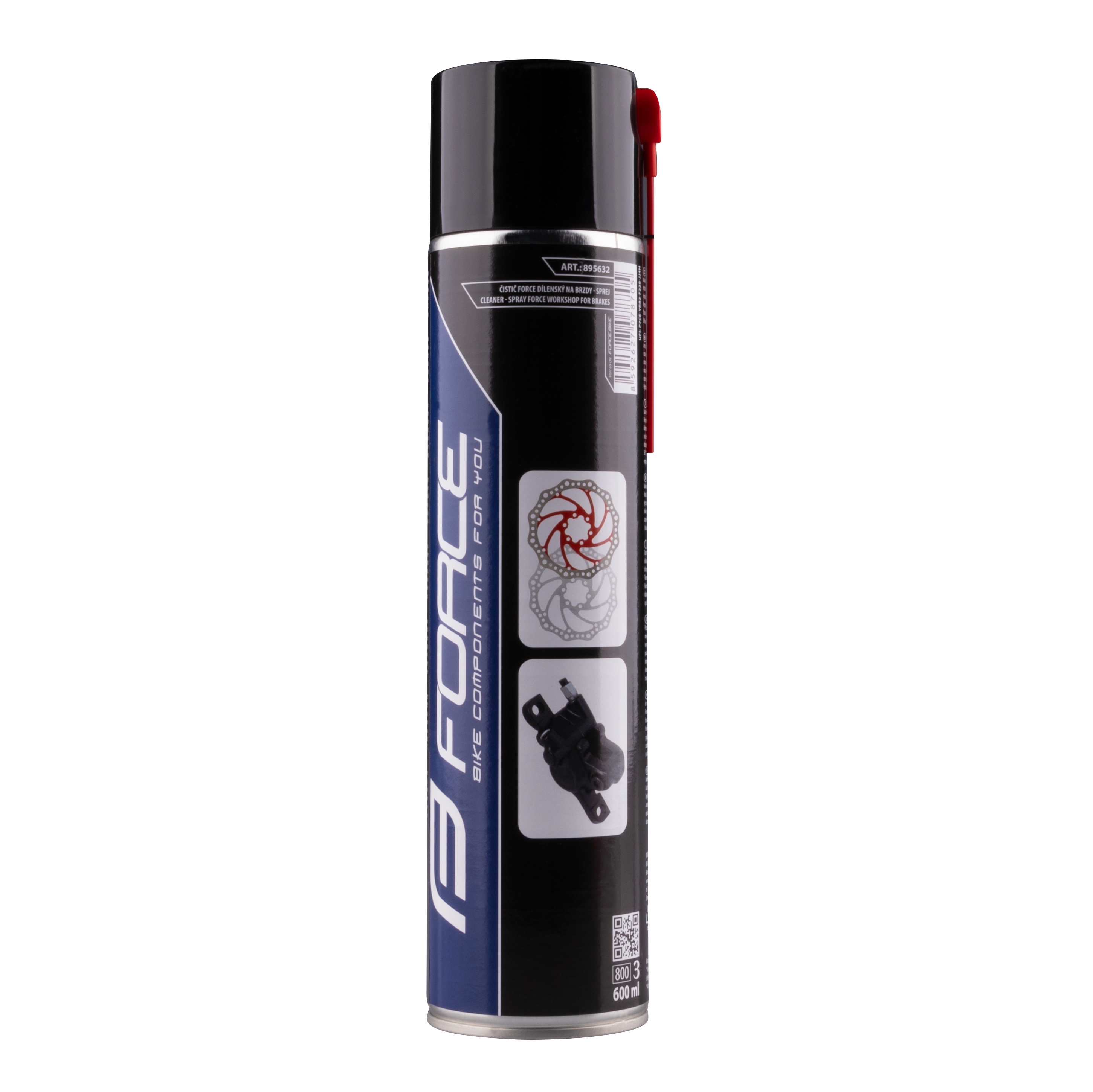 Čistič FORCE na brzdy- spray 600ml