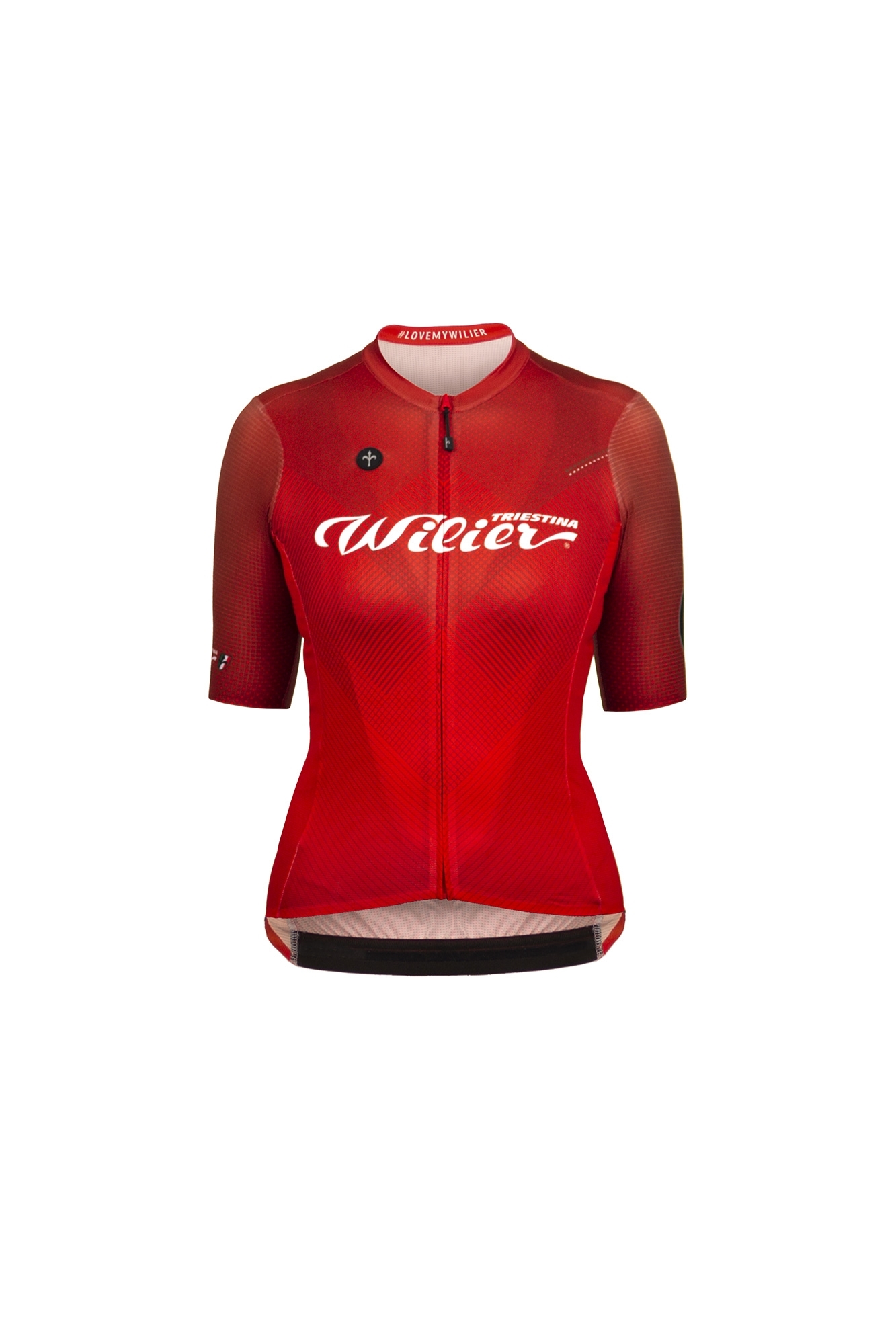 dres WILIER TEAM krátký rukáv, dámský, červený