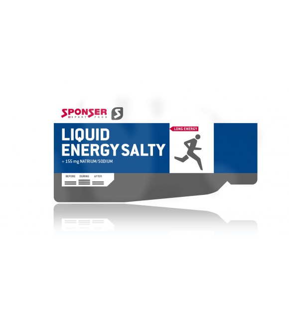 Sponser Liquid Energy Salty 35g - energetický gel s betaglukany