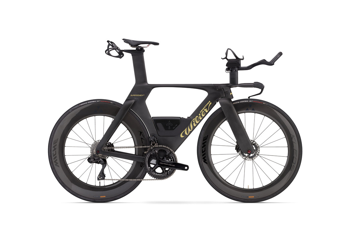 Wilier Supersonica SLR SHIMANO DURA-ACE Di2 R9270 2x12S TRIATHLON + PW Black Gold
