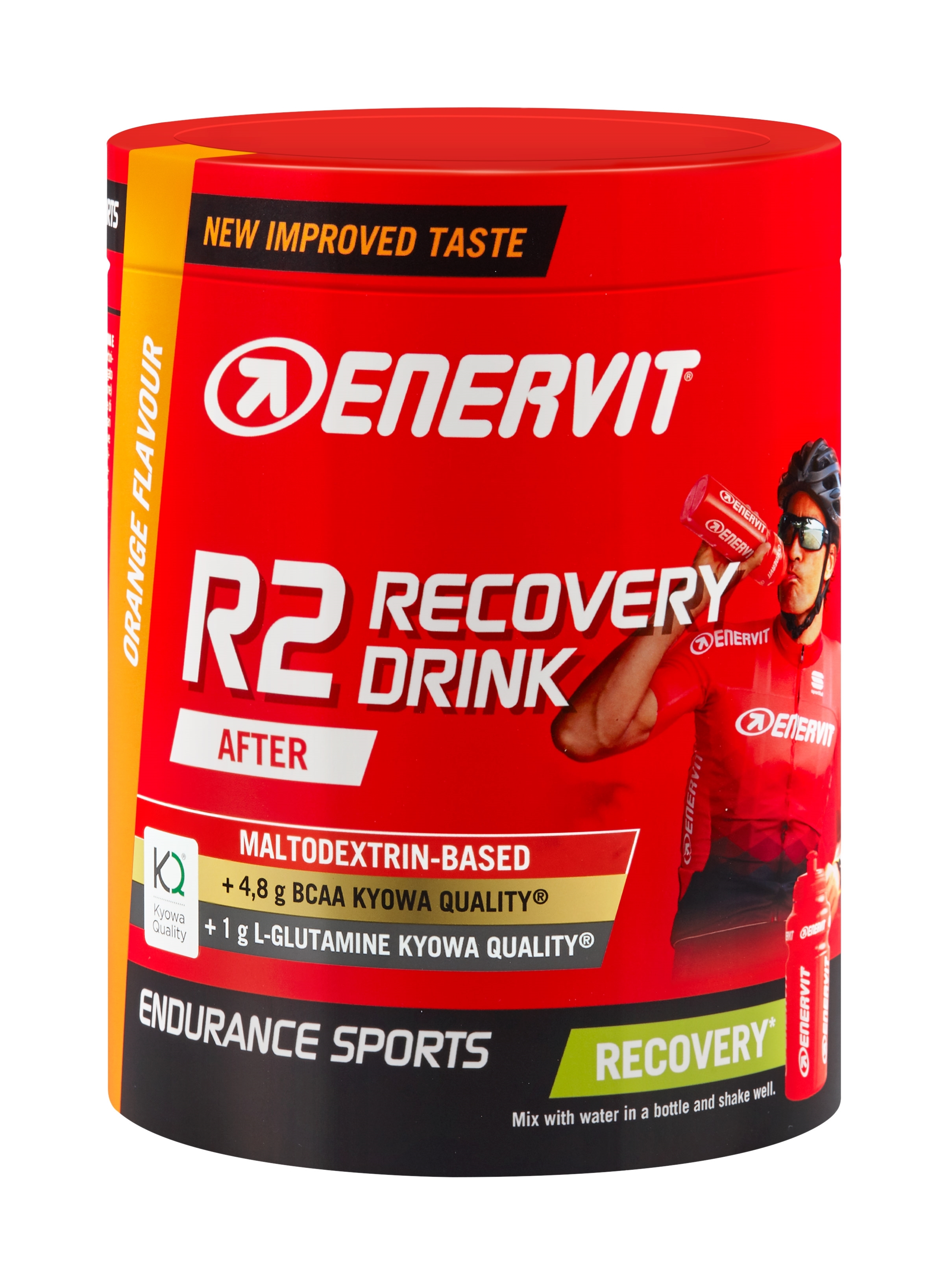 Iontový nápoj - ENERVIT R2 SPORT instant. nápoj dóza 400g pomeranč