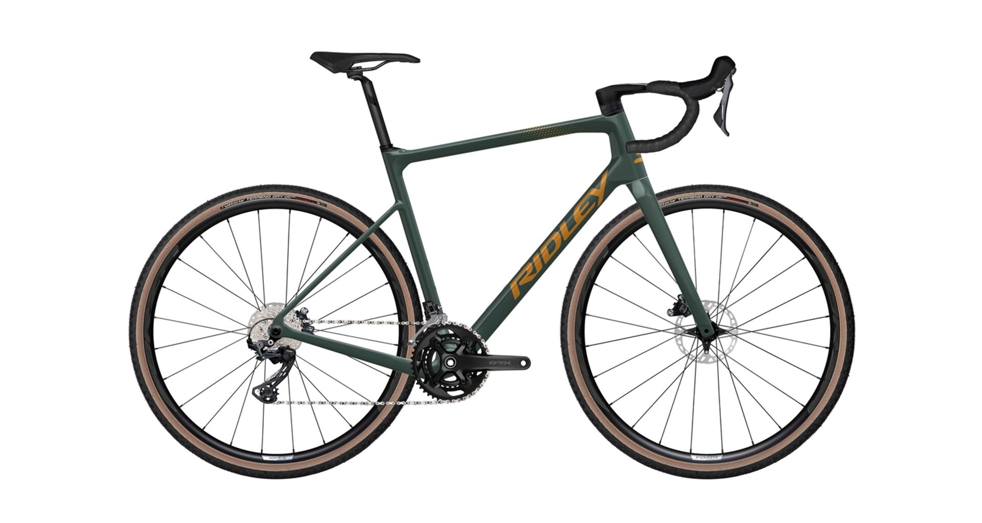 Ridley Grifn Shimano GRX 600 2x12 Green Smoke + Yellow