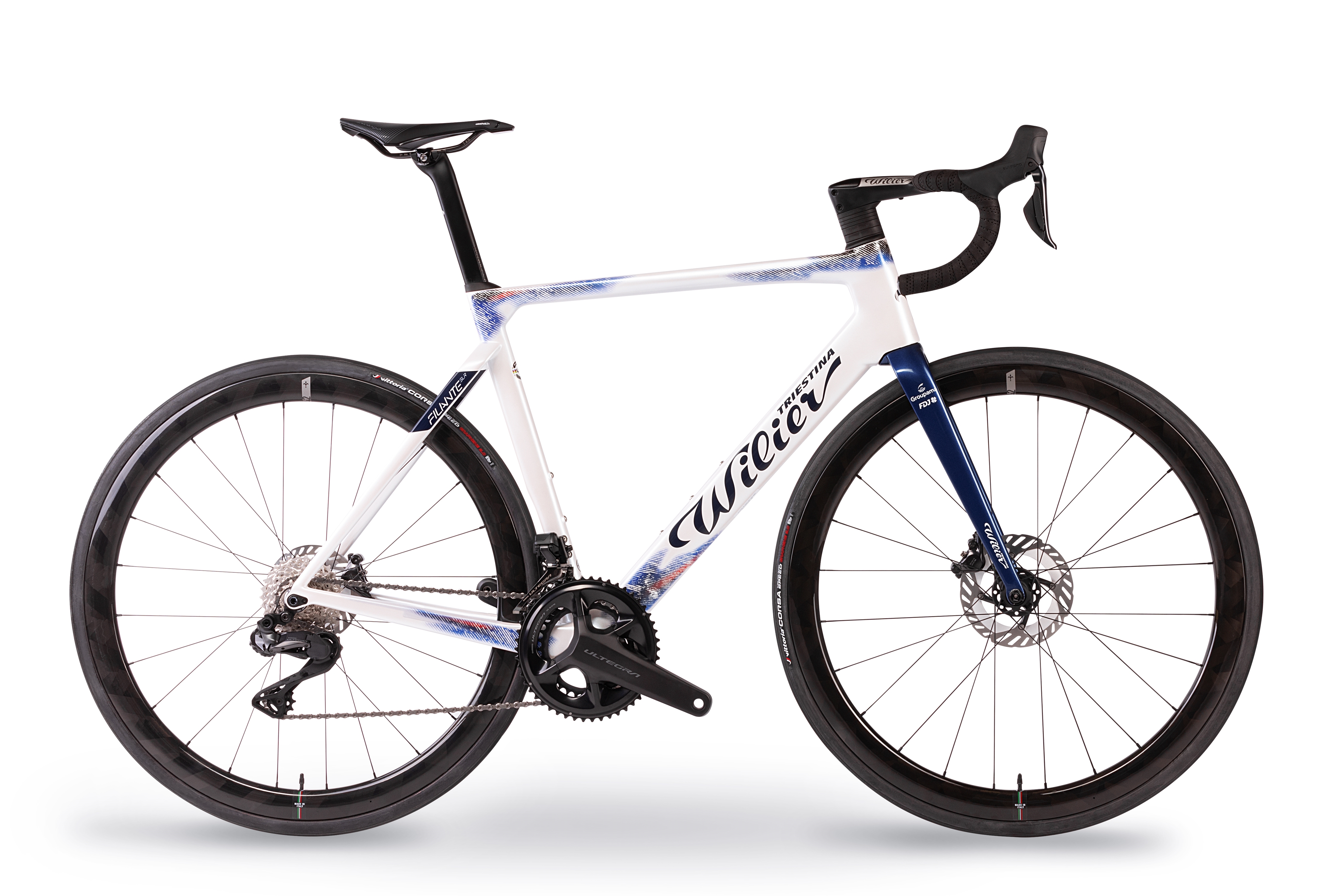 kolo FILANTE SLR+ULTEGRA Di2 2x12+SLR42 FDJ