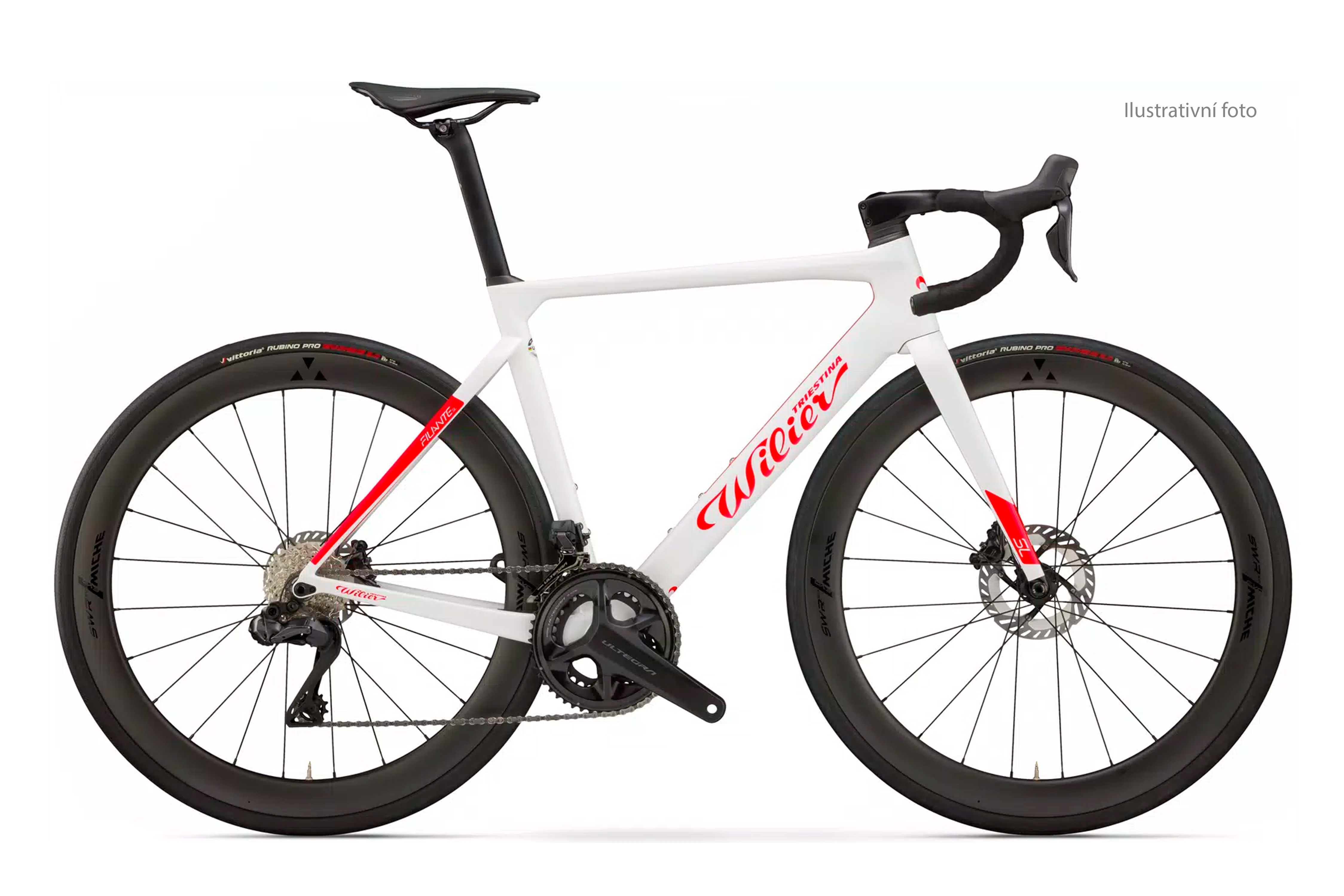 Wilier FILANTE SL+FORCE D2 2x12+SWR50 white red XXL