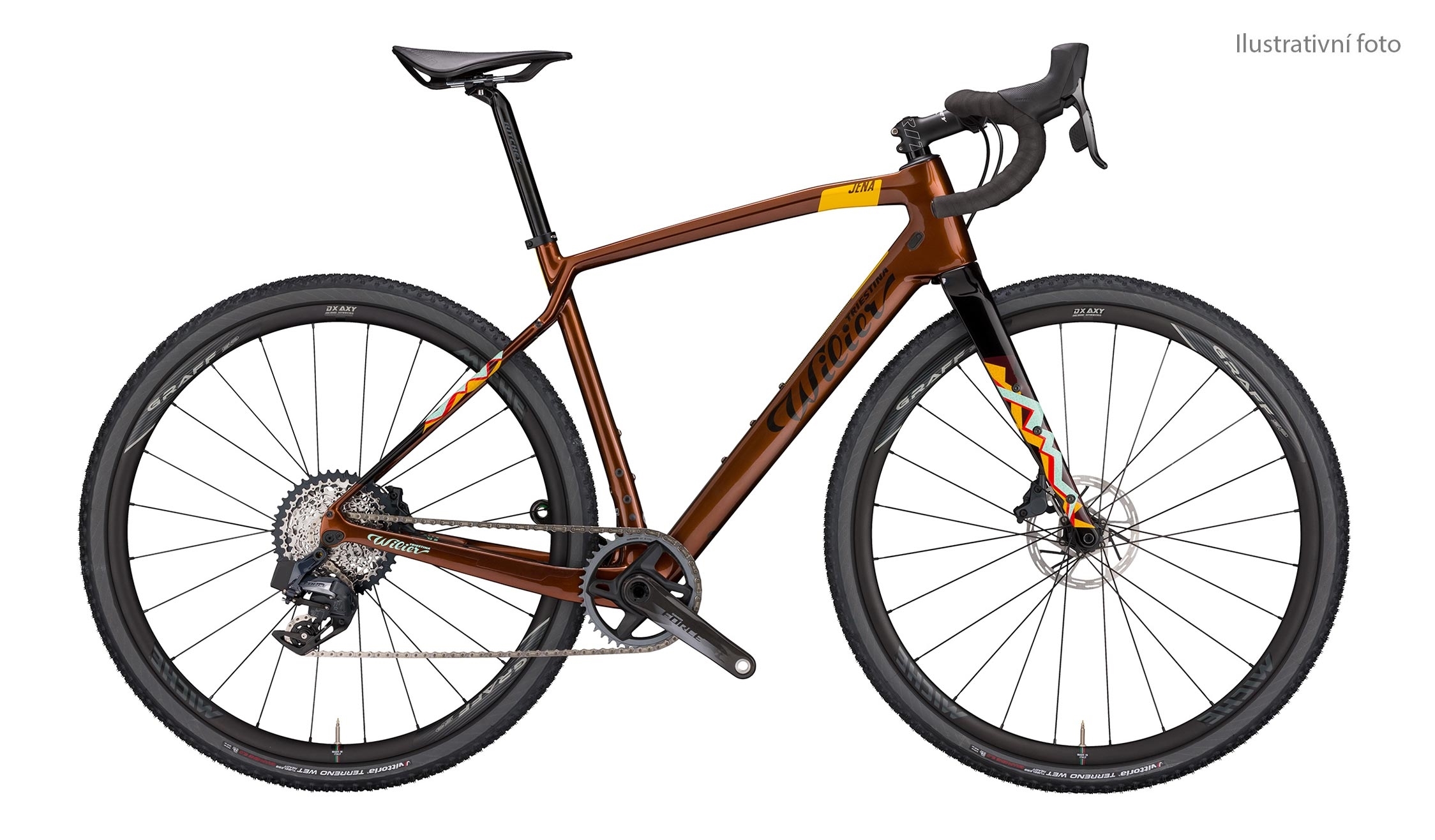 kolo JENA + GRX 1x11+RS171 bronze