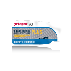 Sponser Liquid Energy Plus Neutral 35g - energetický gel s kofeinem