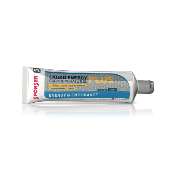 Sponser Liquid Energy Plus 70g Cola - Lemon - energetický gel s kofeinem