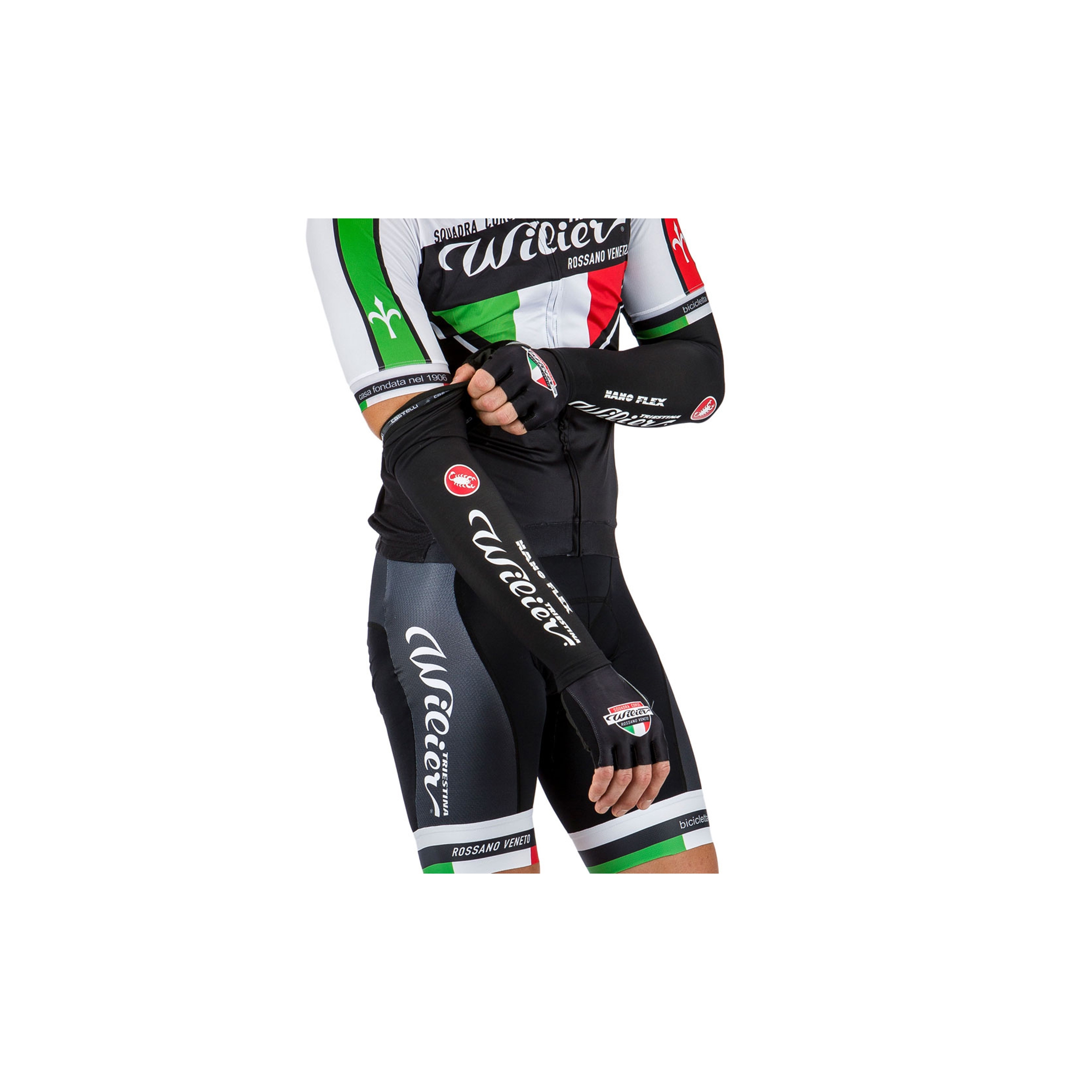 Návleky na ruce WILIER NANOFLEX černé M