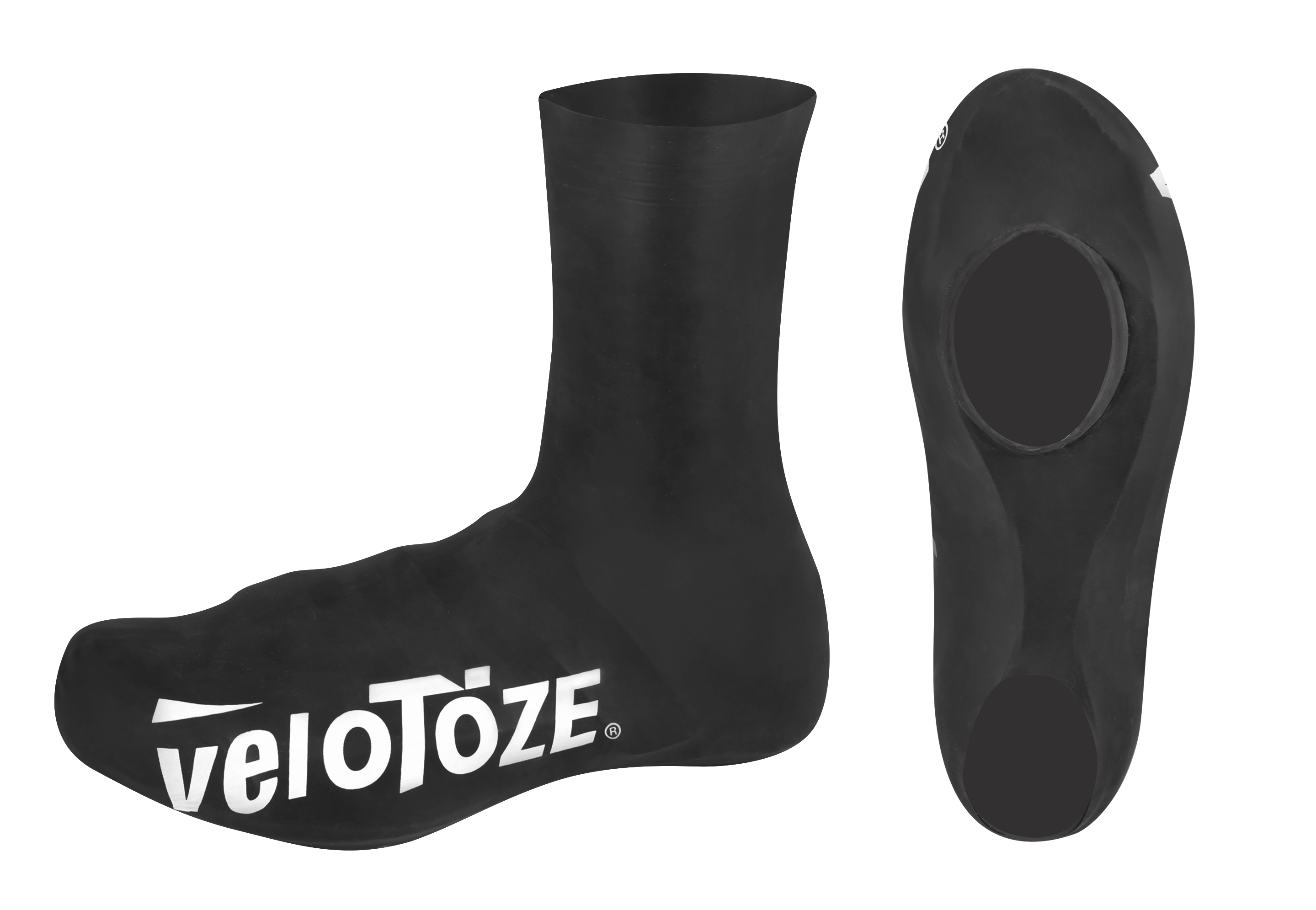 návleky treter VELOTOZE ROAD latex vysoké,černé