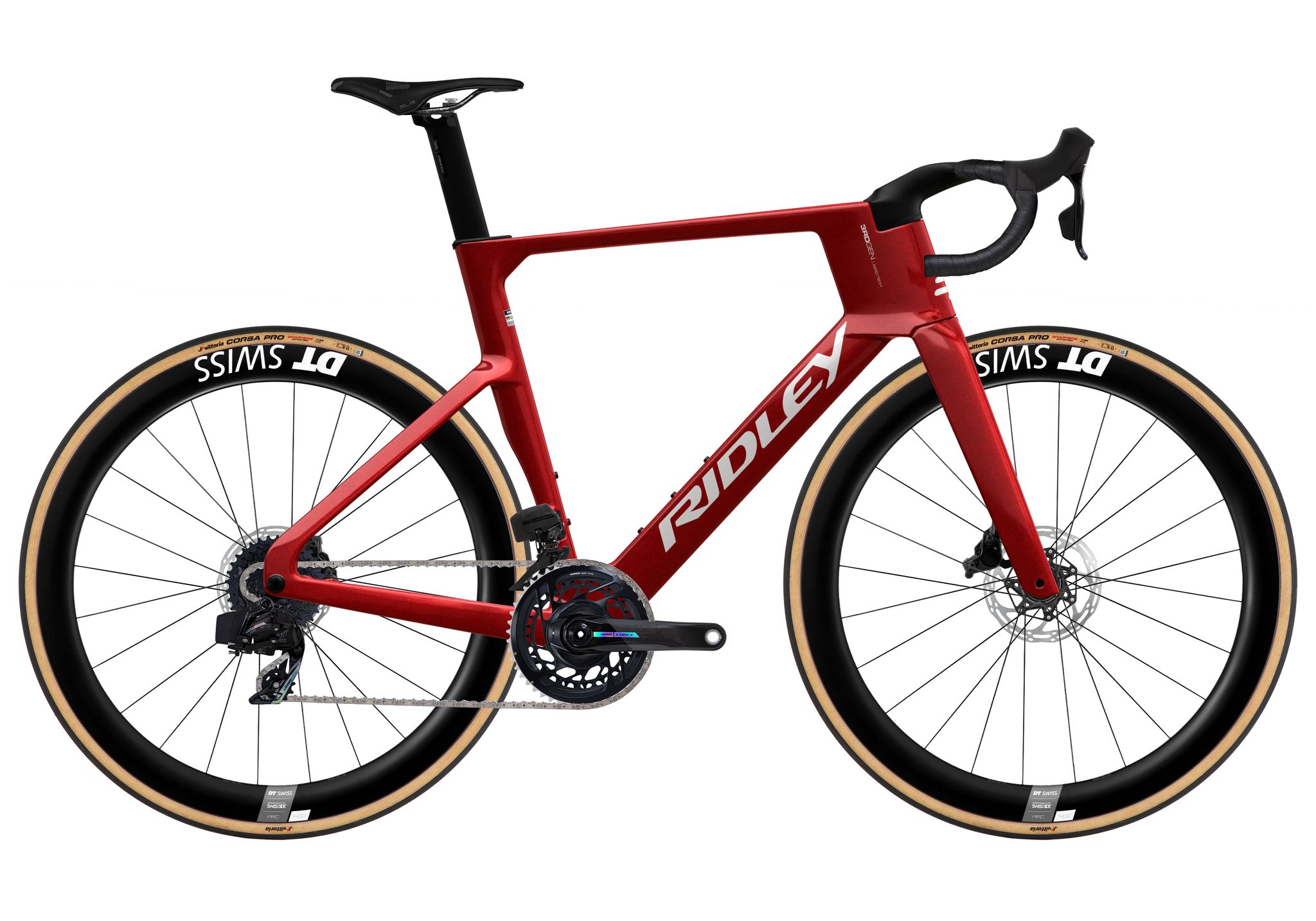 Ridley Noah FAST 3.0 SRAM FORCE AXS D2 Candy Red Metallic
