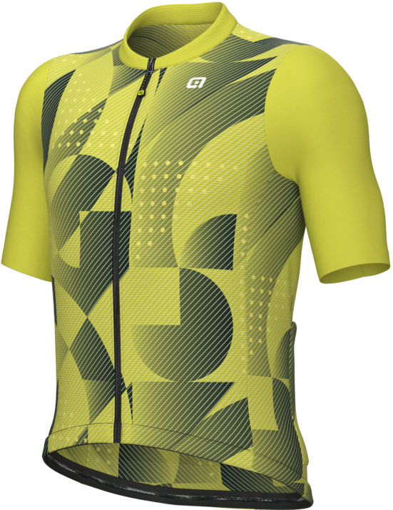 Letní cyklistický dres ALÉ pánský PRAGMA COLOR BLOCK lagoon